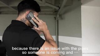 Alejo Ospina  Mateo Bear - The Monster Plumber - gay sex porn video