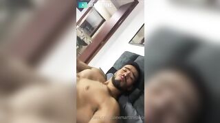 Jerking off and shooting a thick load over myself Alexander Martinez alexmartinezwb - Gay Fans BussyHunter.com