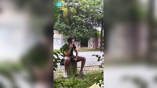 Risky jerk off on the side of the road and shooting a big load Matthewbigcock - Gay Fans BussyHunter.com