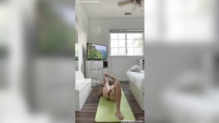 Doing some naked yoga Parker Woods parkerwoodsx - Gay Fans BussyHunter.com