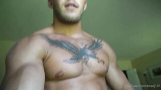 Flexing and showing off my body then jerking off till I shoot a thick load Bradj101 - Gay Fans BussyHunter.com