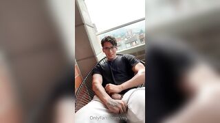 Jerking off while on my balcony Will Molina Mylow - Gay Fans BussyHunter.com