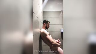 Having a shower and jerking off TheGrayMerchant - Gay Fans BussyHunter.com