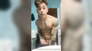 Quick solo jerk off Raul Gallego Ruiz rauwgallego - Gay Fans BussyHunter.com