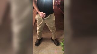 Jerking off and shooting a huge load over my mirror TXcumblaster - Gay Fans BussyHunter.com