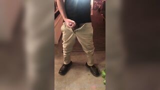 Jerking off and shooting a huge load over my mirror TXcumblaster - Gay Fans BussyHunter.com