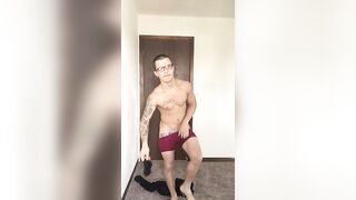 Stripping and showing off my big cock Terrance Jones the entertainer - Gay Fans BussyHunter.com