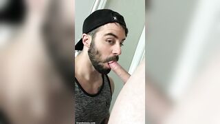 Jordan gives Nash a blowjob JordanxBrandt BrandtandNash - Gay Fans BussyHunter.com