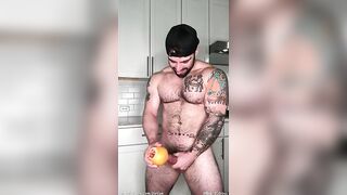 Jordan fucks a grapefruit JordanxBrandt - Gay Fans BussyHunter.com