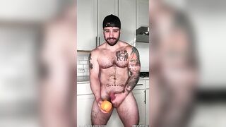 Jordan fucks a grapefruit JordanxBrandt - Gay Fans BussyHunter.com