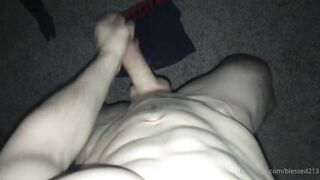 Jerking my big dick and cumming over my underwear blessed213 - Gay Fans BussyHunter.com
