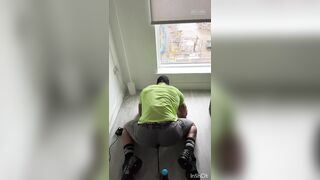 Bo Jensen - Waiting for the builders opposite to come - gay sex porn video