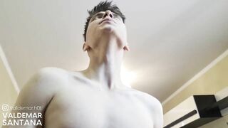 Muscular dady uses his nephew like an obedient puppy - gay sex porn video