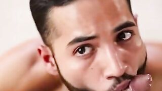 latino papi deep throats big cock bandito bottoms - gay video