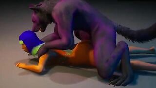 furry werewolf and futa femboy yr lesnik - gay video