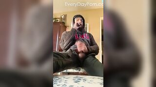 jizz all over your face bitch with this thick black cock mount men rock mercury rock mercury - gay video