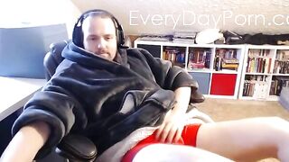 dirty talking while cum in my red underwear ehmac84 - gay video