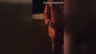 night rain on street skinnybodyman - gay video