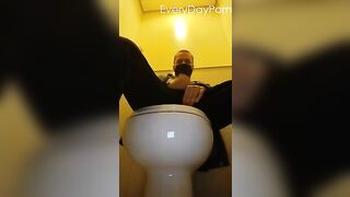 cumshot in the floor public mall toilet nathan nz - gay video