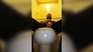 cumshot in the floor public mall toilet nathan nz - gay video