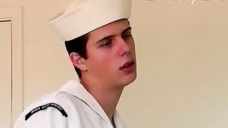 big dicked military dude fucks tight navy cadet hard gay life network - gay video
