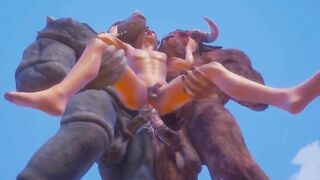 guy gets two huge furry dick double anal yiff yr lesnik - gay video