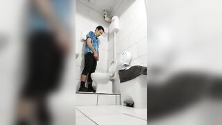 restaraunt bathroom pissing so much in there someome almost got in when i was there till end nathan nz - gay video