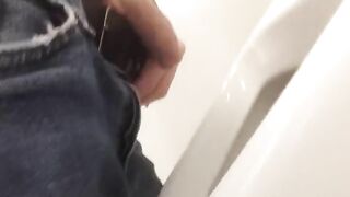 pissing in urinal smellmydick - gay video