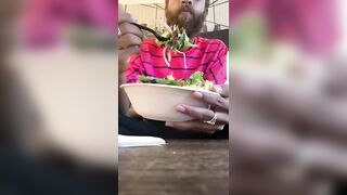 rock mercury enjoying green blend from door dash rock mercury - gay video