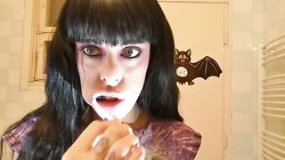 beth kinky toothbrushing after a goodmorning blowjob hd beth kinky - gay video